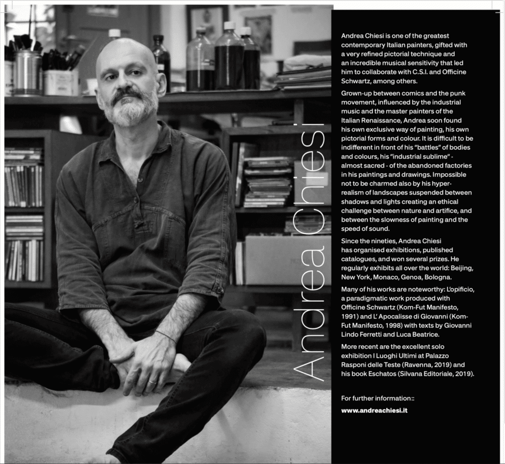 Andrea Chiesi, Italian painter, is the illustrator of the musical work ...