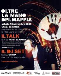 Beyond the Hand of the Maffia :: VR 33 + Ghirba :: A two-act launch event for the crowdfunding of the book ‘All the Hands of the Maffia’