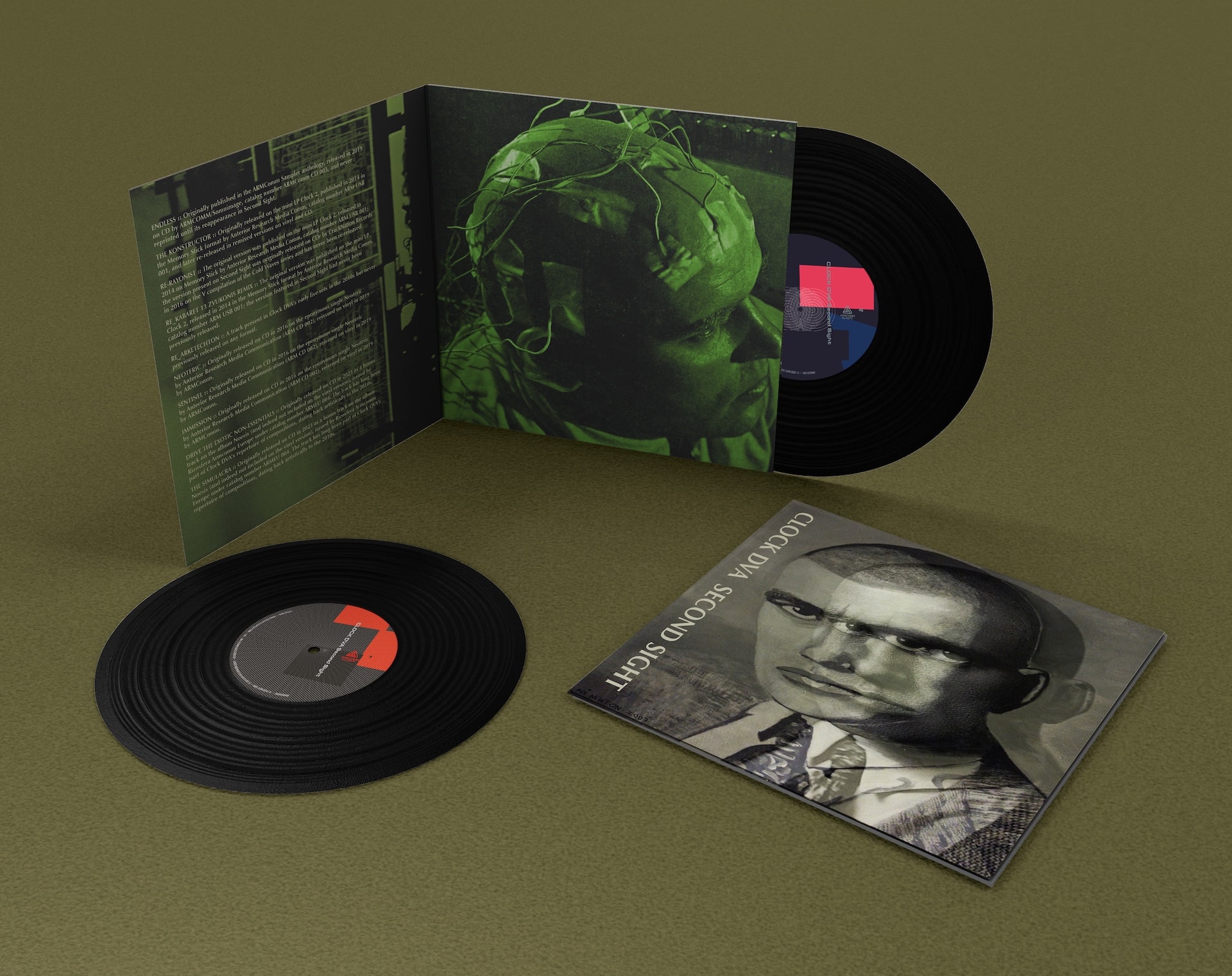 OUT NOW! CLOCK DVA :: SECOND SIGHT :: DOUBLE VINYL + EDIZIONE SPECIALE :: ARMCOMM EUROPE V008 ::